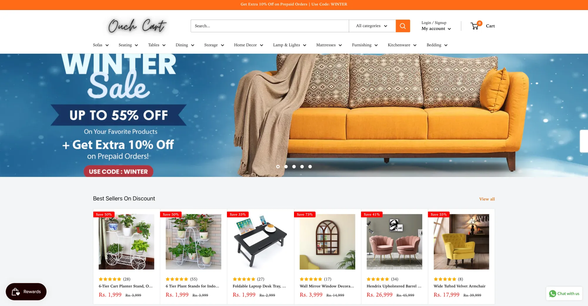 Ouchcart Furniture Store In Bhopal
