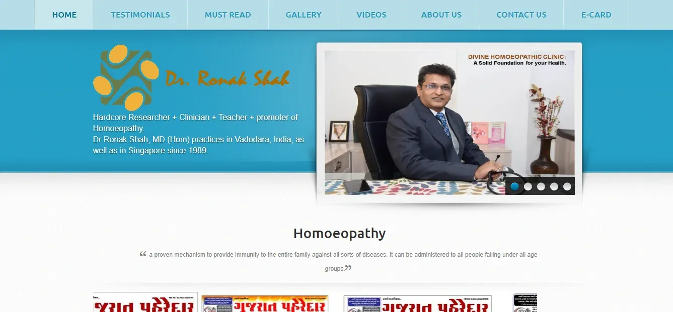 Dr. Ronak Shah Homoeopath, Vadodara