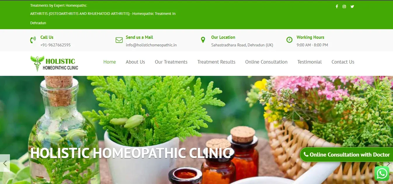 Holistic Homeopathic Clinic, Dehradun