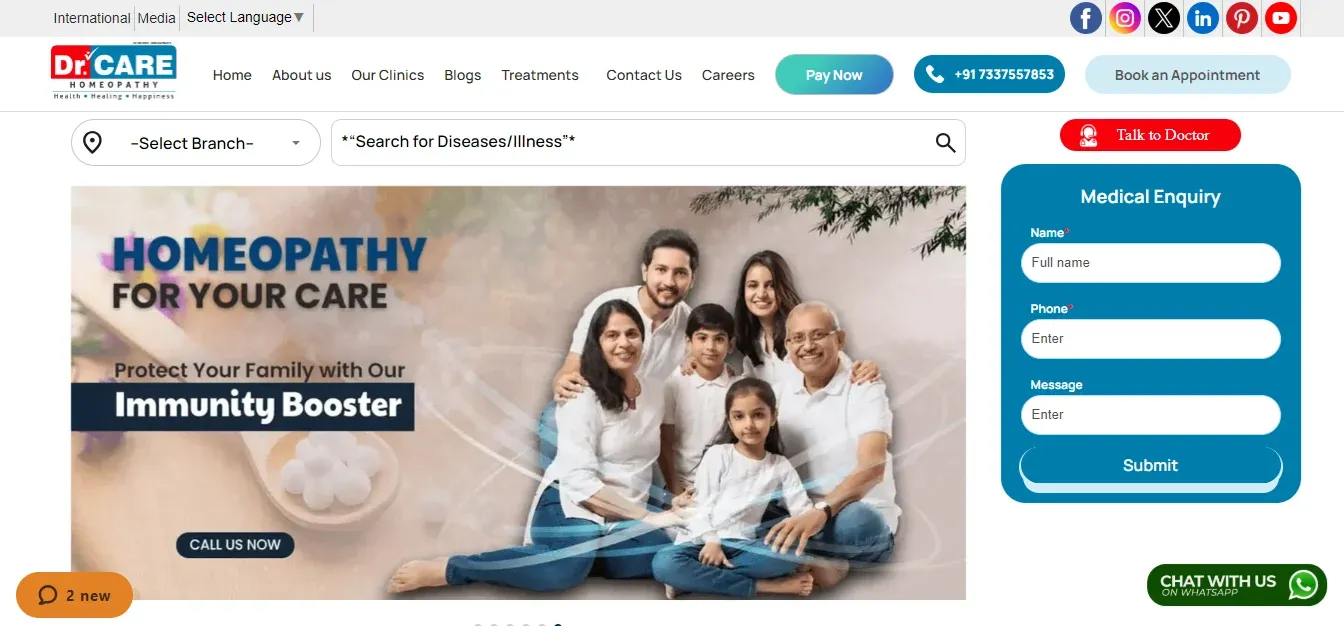 Dr. Care Homeopathy, Andhra Pradesh
