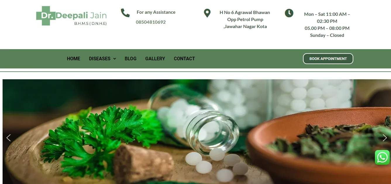 Dr. Deepali Jain Homeopathy Clinic, Kota
