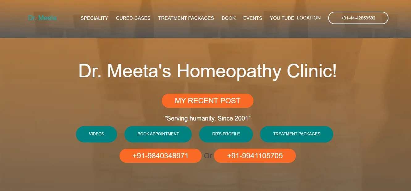 Dr. Meeta Homeopathy Clinic, Chennai
