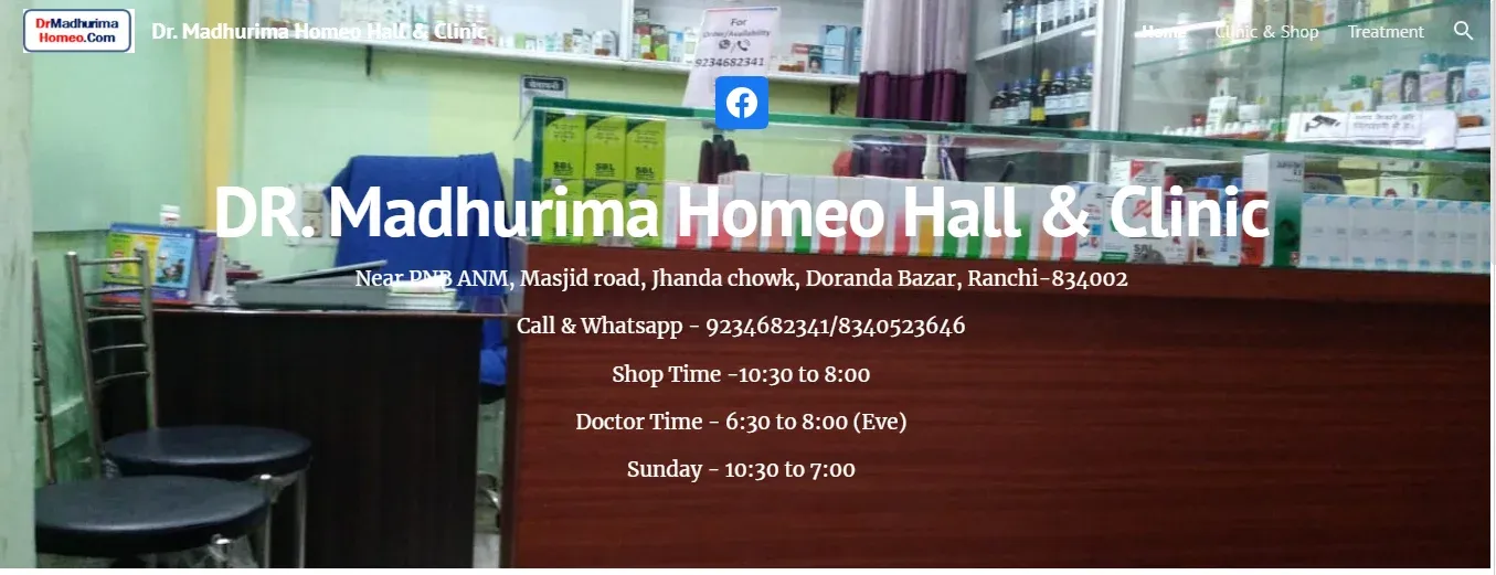 DR. Madhurima Homeo Hall & Clinic, Ranchi