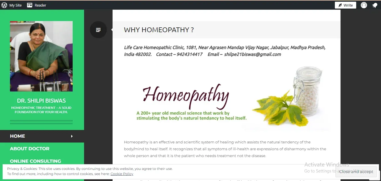 DR. Shilpi Biswas Homeopathy, Jabalpur