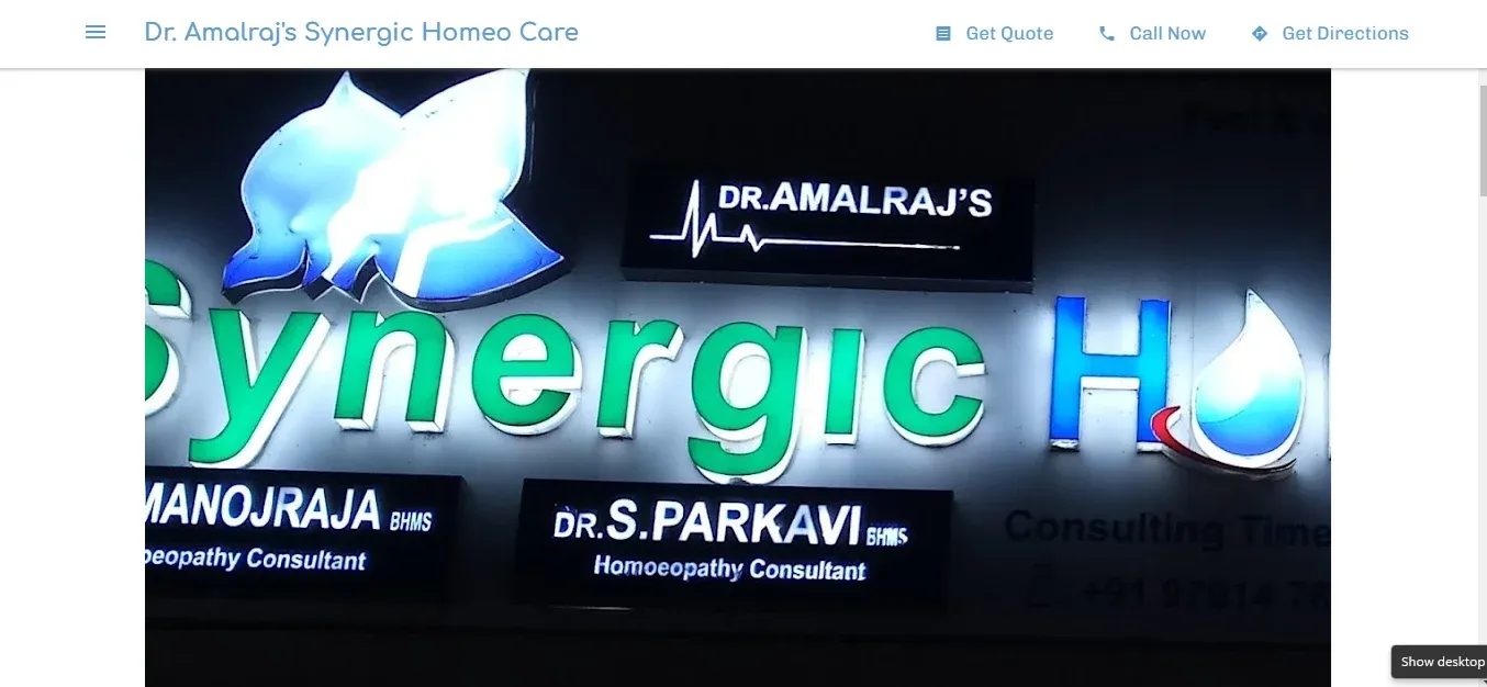 Synergic Homeo Care, Madurai