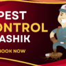 A Pest Control Cartoon with Mask who provide Pest Control In Nashik