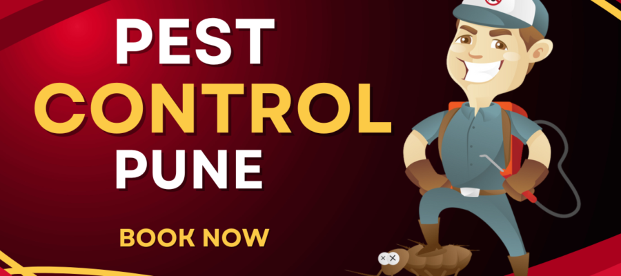 A Pest Control Cartoon with Mask who provide Pest Control In Pune