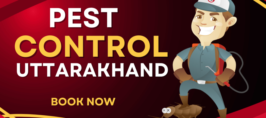 A Pest Control Cartoon with Mask who provide Pest Control In Uttarakhand